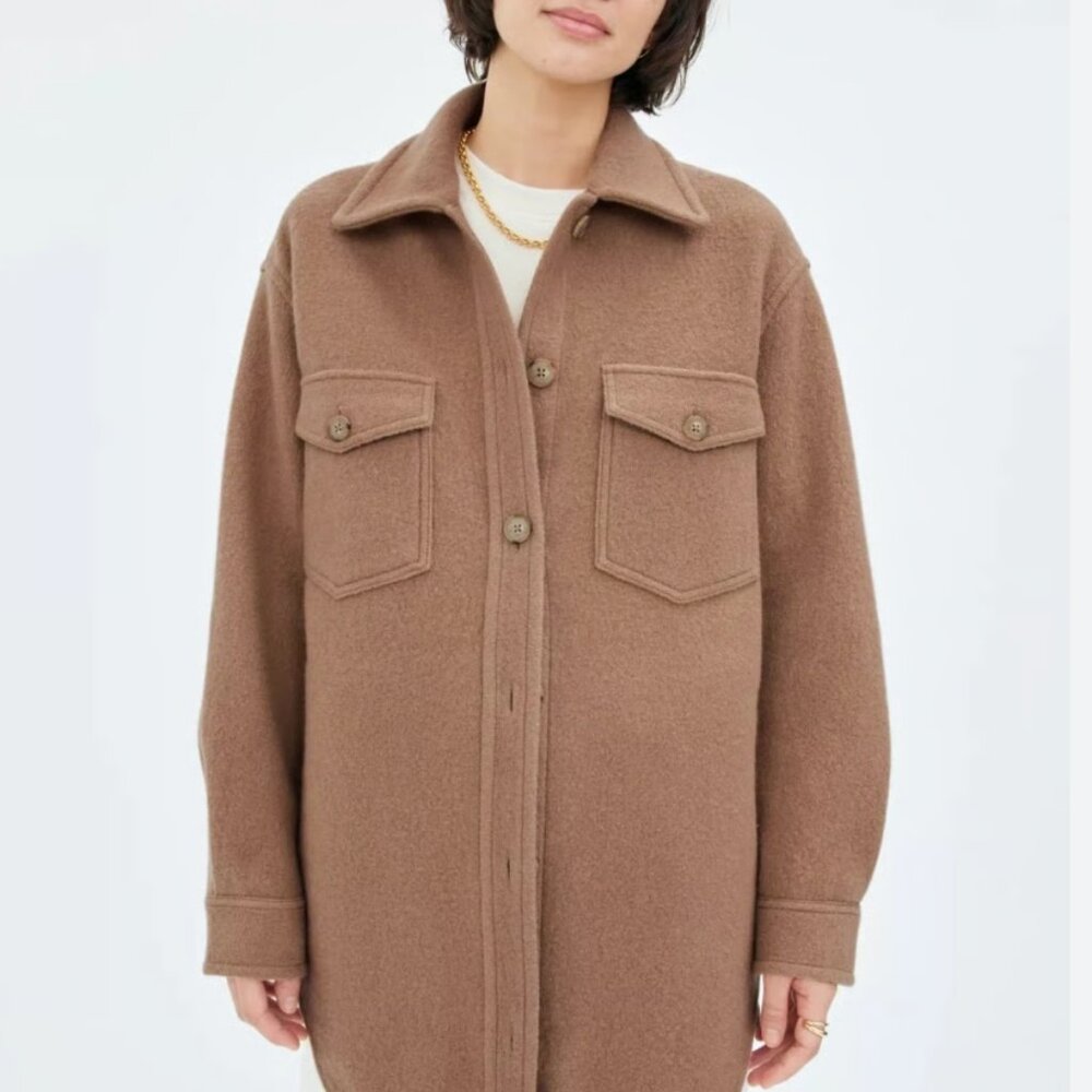 Aritzia Wilfred Ganna shirt jacket